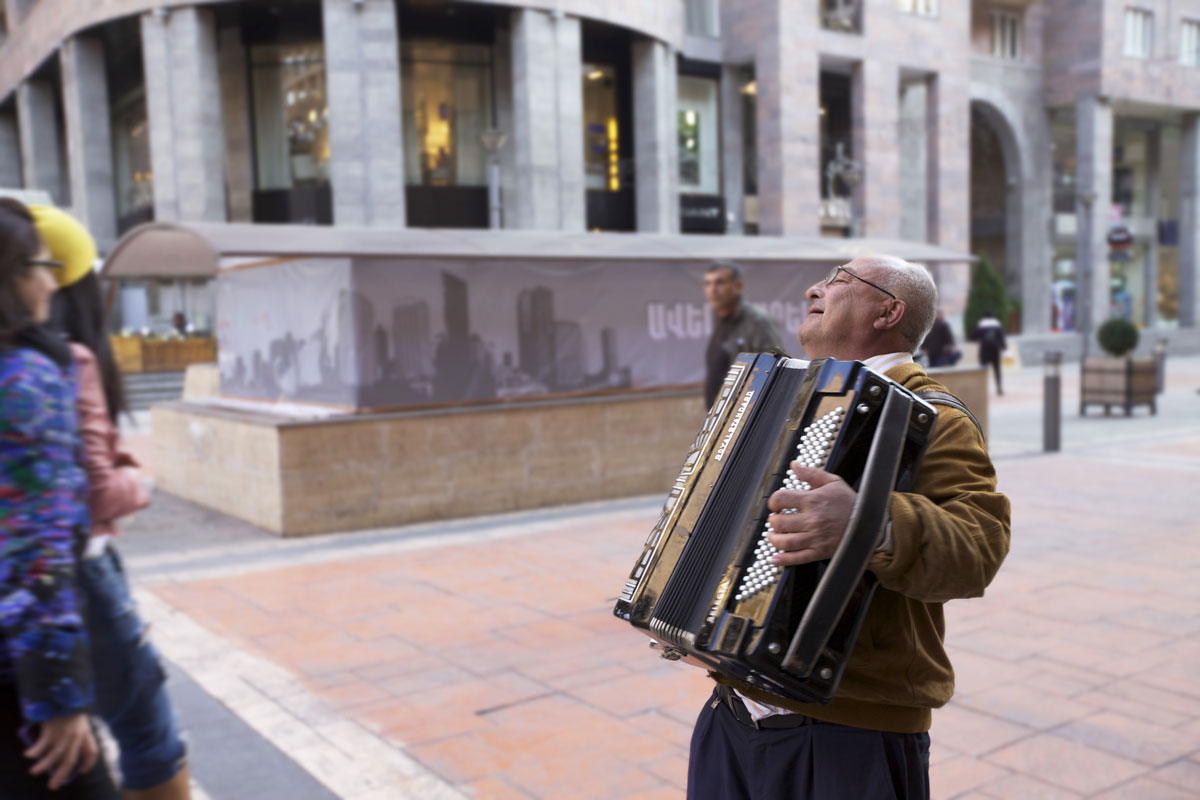 An Afternoon in Downtown Yerevan, Armenia