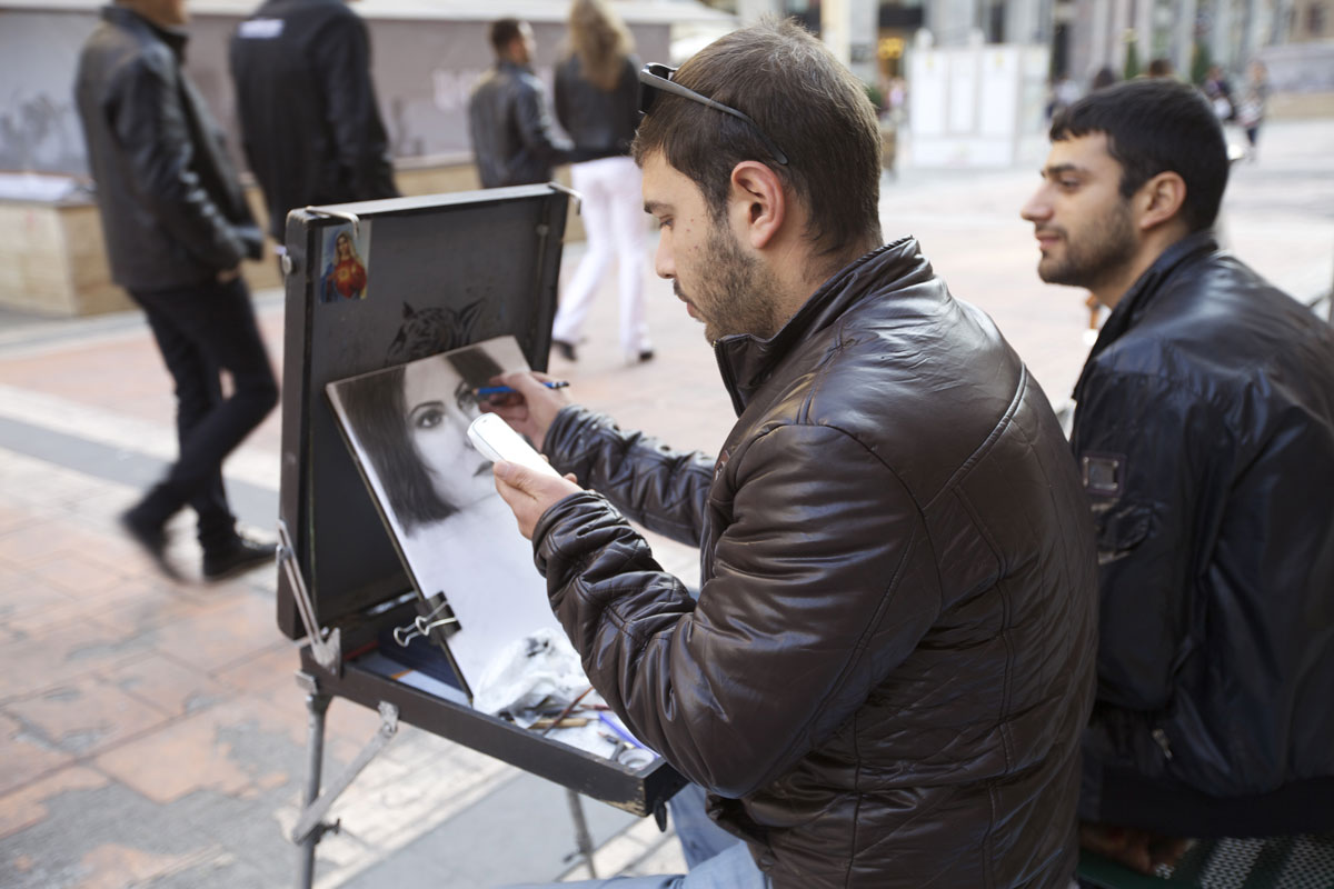An Afternoon in Downtown Yerevan, Armenia